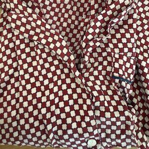 Eberjey Inez Washable Silk Printed Long PJ Set